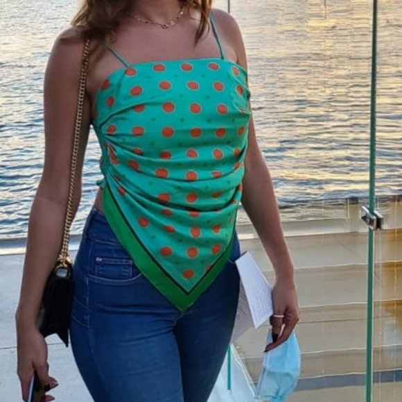 Zara polka dot print top - Picture 7 of 7